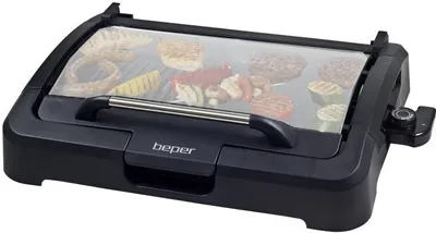 Produktbild von Beper 90.871 Elektrogrill mit Glasdeckel