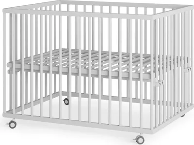 Produktbild von Laufgitter 75x100 cm mit Lattenrost - weiß - Premium Kollektion