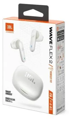 Obrázek produktu pro JBL Wave Flex 2 TWS bezdrátová Bluetooth sluchátka do uší, bílá, EU