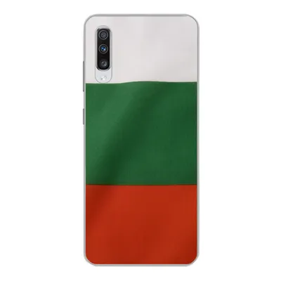 Produktbild von MuchoWow® Handyhülle Schutzhülle Hülle für Samsung Galaxy A70 Nahaufnahme der Flagge von Bulgarien Silikon Softcase Handy Hülle - Schutzhaube