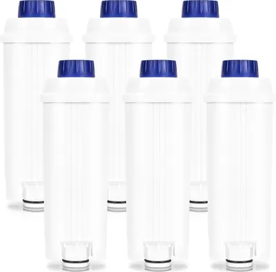 Obrázek produktu pro Jiubiaz Vodní filtr pro kávovar Delonghi Vodní filtr kompatibilní pro DLSC002 ECAM ETAM 60 litrů vody s aktivním uhlím 6ks