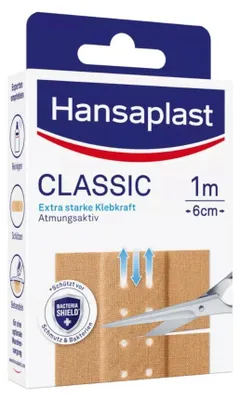 Produktbild von Hansaplast Classic 1 m x 6 cm - B000KTCMO| Packung (1 m)