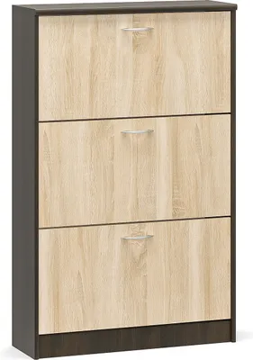 Obrázek produktu pro nabbi Botník (skříňka na boty) Luzon 3D-60 - dub sonoma / wenge tmavá