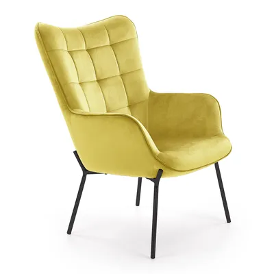 Produktbild von Halmar Castel-Sessel - senf / schwarz