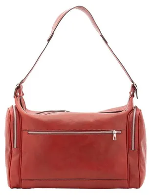 Immagine prodotto di Alessia Firenze: borsa in vera pelle, dimensioni 45x35x23 cm, con tracolla regolabile