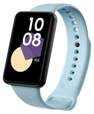 Produktbild von Für Honor Band 9 hochwertiges TPU mit schwarzer Schnalle Watch Ersatz Arm Band Hellblau