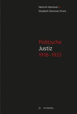 Obrázok produktu pre Politische Justiz 1918-1933