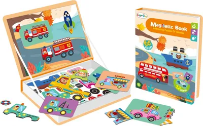 Zdjęcie produktu dla Kx5428 Ukladanka Puzzle Magnetyczne Srodki Transp