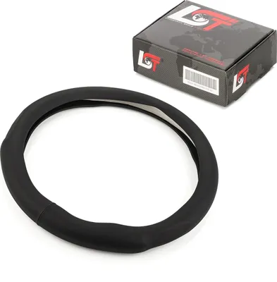 Produktbild von Lenkradbezug Ø 38x9 cm Schwarz für JEEP für CHRYSLER für FORD für LAND ROVER