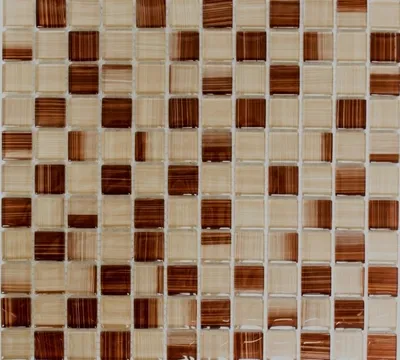 Produktbild von Mosaikfliese Transluzent strichbeige Glasmosaik Crystal strichbeige MOS74-1209