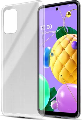 Produktbild von Cadorabo Hülle für LG K52 Schutz Hülle in natur Schutzhülle TPU Silikon Cover Etui Case