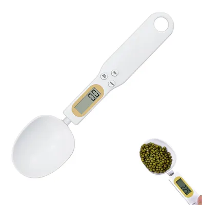 Digitale Dosierlöffelwaage, 0,1–500 g, LCD, 4 Einheiten, multifunktional