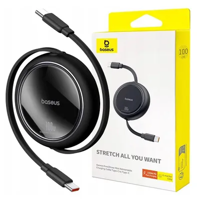 Immagine prodotto di Baseus Free2Draw Cavo da Usb-C a Usb-C, Pd, 100W, 1M (nero)
