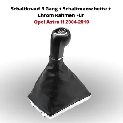 Immagine prodotto di Pomello cambio 6 marce + cuffia cambio + cornice cromata Per Opel Astra H 2004-2010
