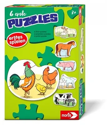 Produktbild von 6 erste Puzzles – Bauernhoftiere