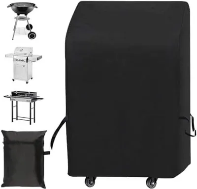Produktbild von Wetterbeständige Grillabdeckung mit UV-Schutz - 82x66x110 cm, schwarz, PVC