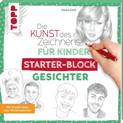 Produktbild von Die Kunst des Zeichnens für Kinder Starter-Block - Gesichter