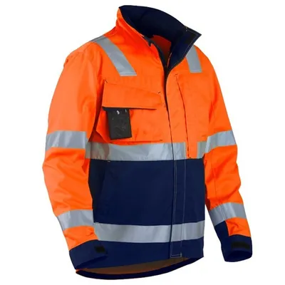 Produktbild von Blakläder Warnschutz-Jacke, orange / marineblau, Unisex-Größe: L