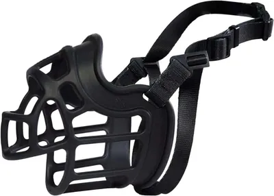 Zdjęcie produktu dla Kaganiec Silikonowy Dla Psów Czarny 40-47 cm