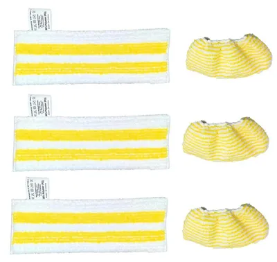 Mikrofasertuch-Set, 6 Stück, für Kärcher Easyfix Dampfreiniger