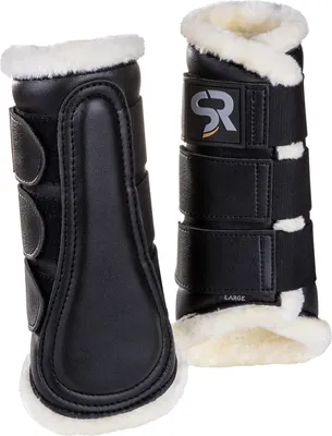 Produktbild von Sunride Leder Dressurgamaschen mit Fell