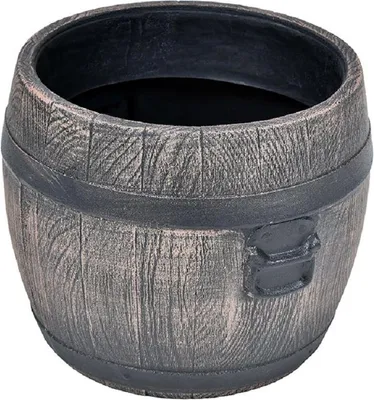 Produktbild von Pflanzkübel BOLERO, Größe M, Fass, Kunststoff
