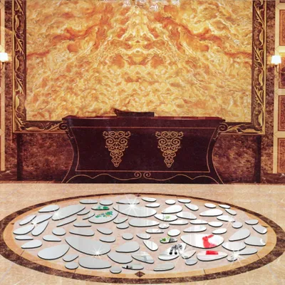 Image de Miroir autocollant, miroir décoratif, miroir autocollant mural, miroir décoratif en acrylique, miroir sans cadre, miroir mural, miroirs décoratifs