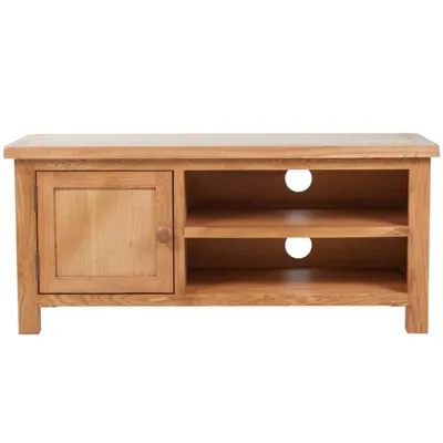 Image de Meuble TV 103x36x46 cm chêne massif