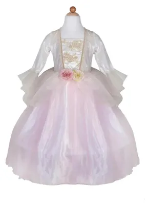 Produktbild von Prinzessinnenkleid für Kinder Goldene Rose mit Samtoberteil Gr. 92/104