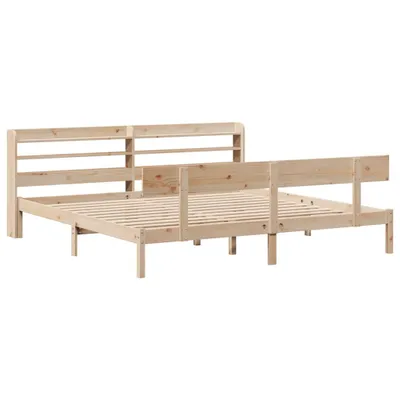 Zdjęcie produktu dla Rama łóżka bez materaca, 180x200 cm, lite drewno sosnowe