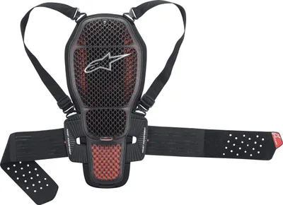 Produktbild von Alpinestars Rückenprotektor Nucleon KR-1 Cell Transparent Smoke/Black/Red M