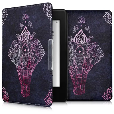 Produktbild von kwmobile 23136.38, Folio, Anthrazit, Pink, Amazon, 15,2 cm (6"), Kunstleder, Kindle Paperwhite