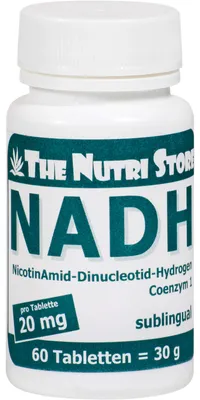 Produktbild von The Nutri Store NADH 20 mg Tabletten, 60 St. Tabletten