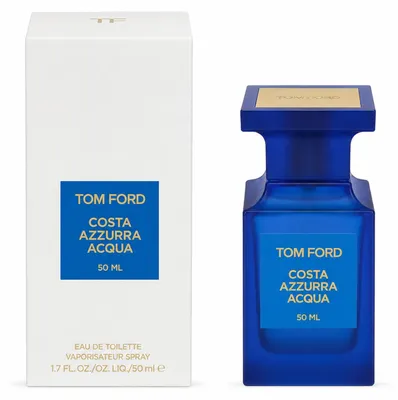 Produktbild von TOM FORD Costa Azzurra Acqua, Unisex, 50 ml, Nicht nachfüllbare Flasche, Juniper berry, Zitrone, Myrte, Cypress, Kiefer, Ambra, Labdanum, Mastix