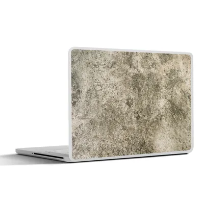 Produktbild von MuchoWow® Laptop Aufkleber Sticker Cover Zement - Braun - Beton - Vintage 30x21 cm - Sticker für Laptop - Selbstklebend
