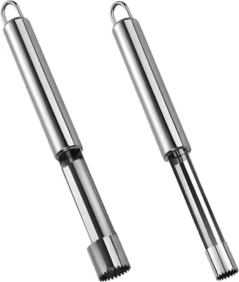 Produktbild von 2er Set Apfelentkerner aus Edelstahl für verschiedene Früchte