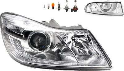 Produktbild von Scheinwerfer kompatibel zu Skoda Octavia 1Z 09-13 H1 H7 R + Nebel+Leuch. 1Z1941018S 1Z1941016F 1Z0941702C 1Z0941700C Johns
