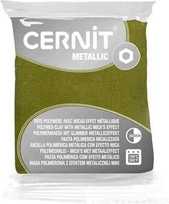 Zdjęcie produktu dla Cernit Polymer Clay Metallic Glinka polimerowa Green Gold 56 g