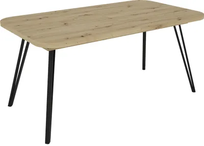 Produktbild von byLIVING Esszimmertisch LIFE / Eiche-Optik braun / großer Auszugstisch 160 cm bis 240 cm / Tisch mit Ausziehfunktion / Tisch mit Synchronauszug und 2 Einlegeplatten / 160-240 x 90, H 76 cm