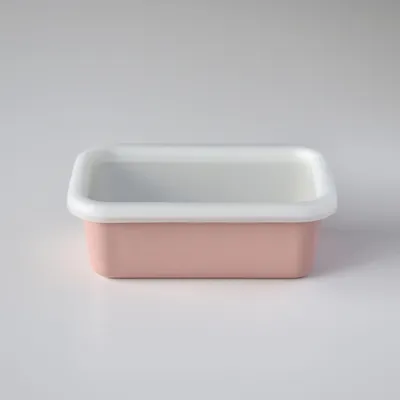 Produktbild von HoneyWare Frischhaltedose Color Line S 0,42l flach rosa Emaille