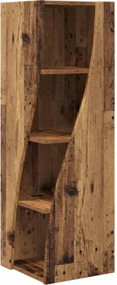 Zdjęcie produktu dla vidaXL Szafka narożna ze starego drewna 32x32x102 cm Materiał drewnopochodny