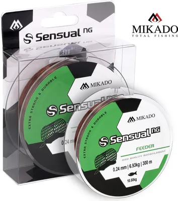 Produktbild von 300m MIKADO SENSUAL NG FEEDER braune Angelschnur Feederschnur Ø 0,30mm / 9,54kg
