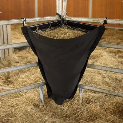 Image de Kentucky Horsewear Sac à foin pour le coin, couleur:noir, taille:L