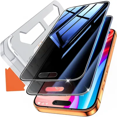 Produktbild von Displayschutzfolie für iPhone 17 Pro (6.3 Zoll) 25° Anti-Spionage Panzerglas 2 Stück