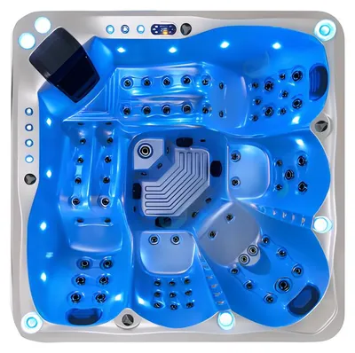 Zdjęcie produktu dla Wanna spa z hydromasażem Blubberbad Hydromassagewanne Sprudelbad 210x210 cm