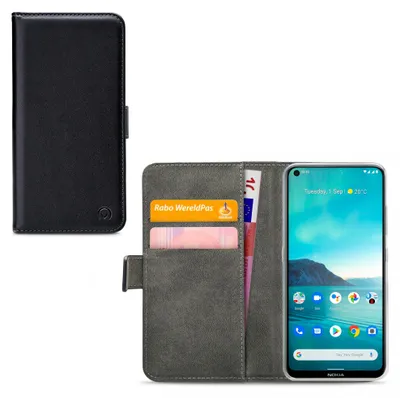 Immagine prodotto di Custodia per cellulare Mobilize Classic Gelly Wallet per Nokia 3.4 - Custodia a conchiglia con portamonete - Nero