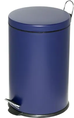 Produktbild von Alco Tretabfalleimer Stahl kunststoffbeschichtet 20l blau