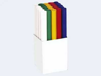 Produktbild von Folia Transparentpapier 115g/m², 50,5x70cm, 25 Rollen, 5-farbig