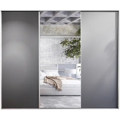 Produktbild von Schiebetüren für Kleiderschränke MERV F1 250 schwarz