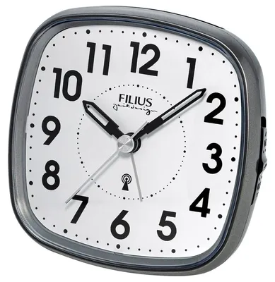 Filius 0608-4 Funk-Wecker Anthrazit/Schwarz 1